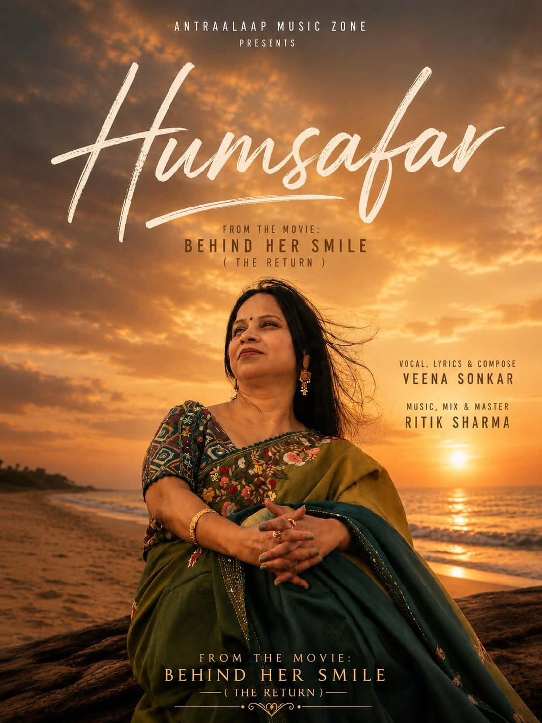 Poster for the song Humsafar, sung by Veena Sonkar